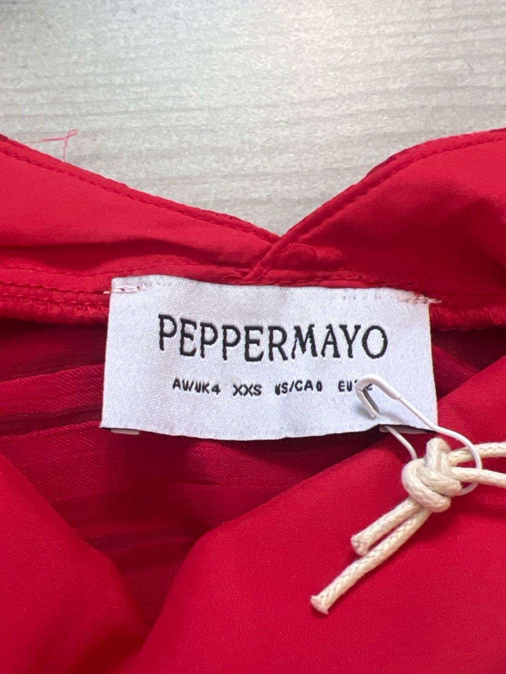 Peppermayo Red Halter Mini Dress - Picture 5 of 5